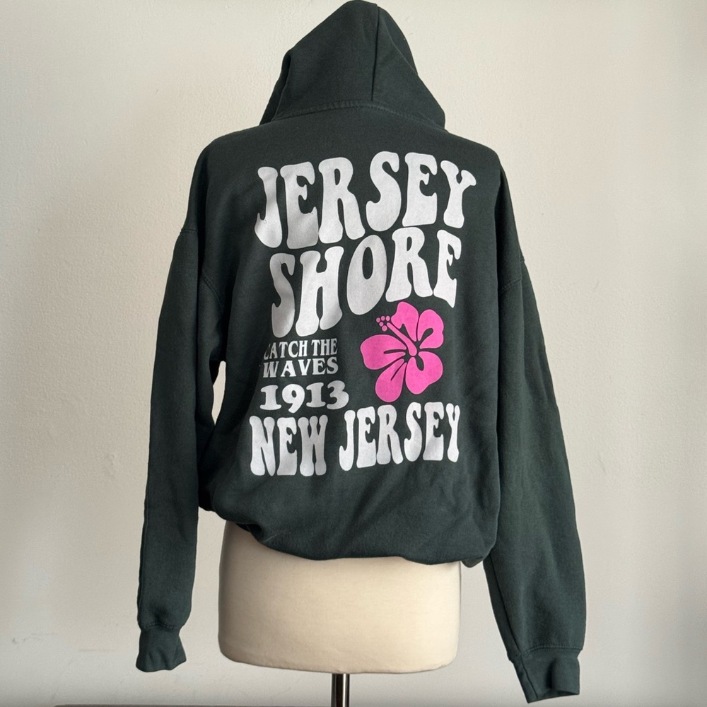 Pacific & Co. Dark Green Jersey Shore Hoodie